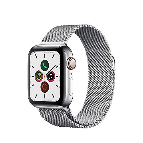 Apple Watch Series 5 (GPS + Cellular, 40mm) - ​ Stainless Steel Case with Milanese Loop, List Price is $749, Now Only $398.38, You Save $350.62 (47%)