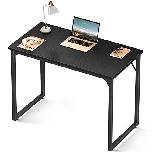 Coleshome Computer Small Student School Writing Desk 31 inch,Work Home Office Desk for Small Space, Study Kids Black Desk, Now Only $23.99