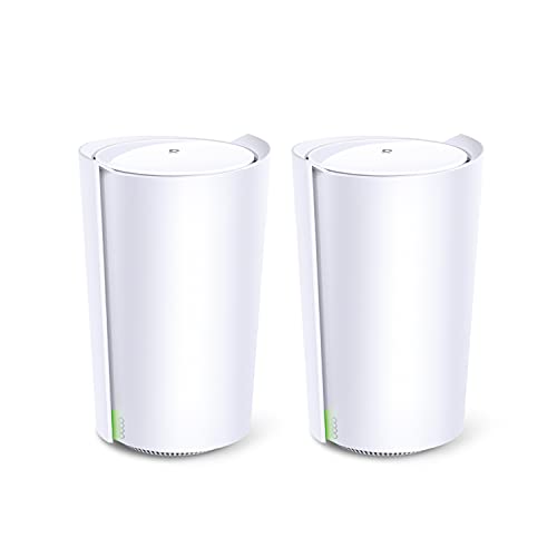 TP-Link Deco Tri-Band WiFi 6 Mesh System(Deco X90) - Covers up to 6000 Sq.Ft, Replaces Routers and Extenders, AI-Driven and Smart Antennas, 2-Pack, List Price is $499.99, Now Only $399.99