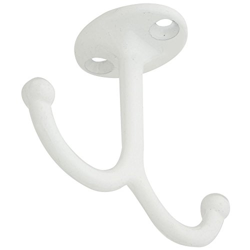 National Hardware N245-852 V165 Undershelf Coat Hooks in White, 2 pack, List Price is $6.99, Now Only $4.05, You Save $2.94 (42%)