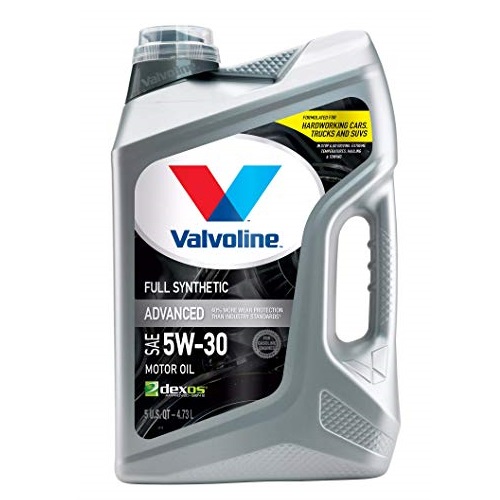Valvoline Advanced Full Synthetic SAE 5W-30 Motor Oil 5 QT, List Price is $51.99, Now Only $22.98, You Save $29.01 (56%)