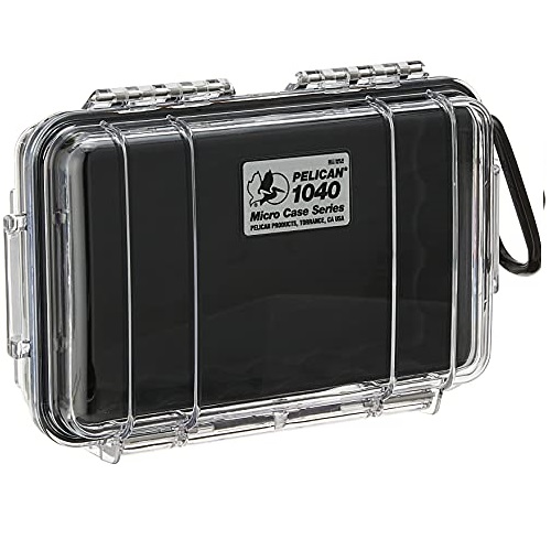 Pelican 1040 Micro Case (Black/Clear), Model:1040-025-100, List Price is $23.5, Now Only $10.81