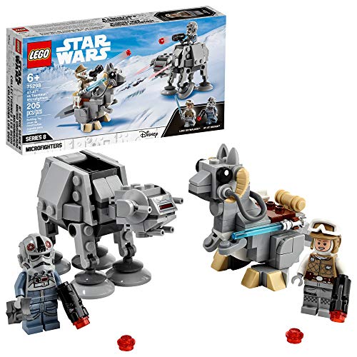 LEGO Star Wars at-at vs. Tauntaun Microfighters 75298 Building Kit; Awesome Buildable Toy Playset for Kids Featuring Luke Skywalker and at-at Driver Minifigures, New 2021 (205 Pieces), Now Only $17.79