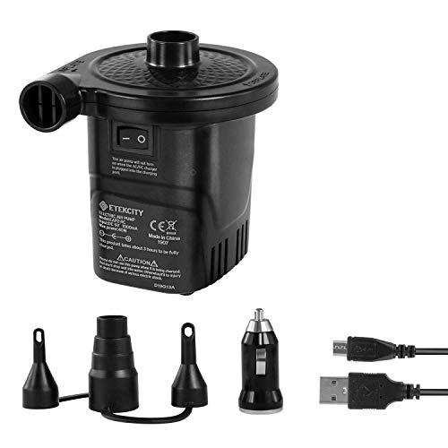 Etekcity  可充电 无绳 便携式 气垫 充气泵，原价$29.99，现仅售$24.39