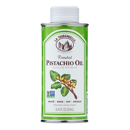La Tourangelle, Roasted Pistachio Oil, Expeller-Pressed Oil for Cooking, Baking, and Beauty, Adds Flavor to Vinaigrettes, Sauces, Marinades, 8.45 fl oz, Now Only $8.53