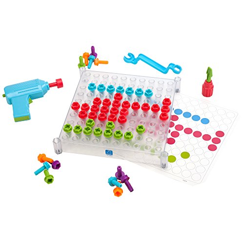 Educational Insights Design & Drill See-Through Creative Workshop: 136 Piece Set with Drill Toy, Kids Drill Sets, STEM Toy, Ages 3+, List Price is $39.99, Now Only $21.99, You Save $18.00 (45%)