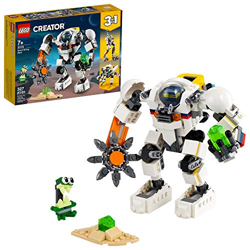 LEGO Creator 3in1 Space Mining Mech 31115 Building Kit Featuring a Mech Toy, Robot Toy and Alien Figure; Makes The Best Toy for Kids Who Love Creative Fun, New 2021 (327 Pieces), w Only $20.00