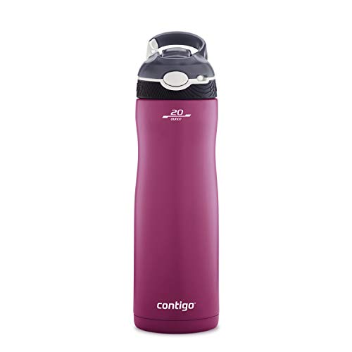 Contigo Ashland Chill Water Bottle, 20 oz, Passion Fruit,2063291, List Price is $19.99, Now Only $10.93, You Save $9.06 (45%)