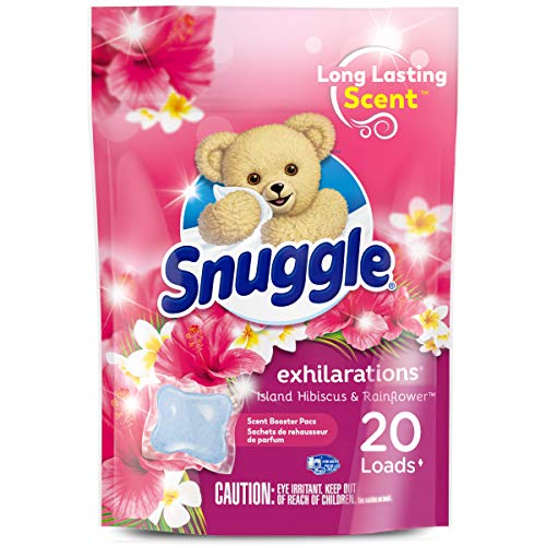Snuggle Exhilarations In Wash Laundry Scent Booster Pacs Island Hibiscus and Rainflower 20 Count (Packaging May Vary), List Price is $6.84, Now Only $2.90