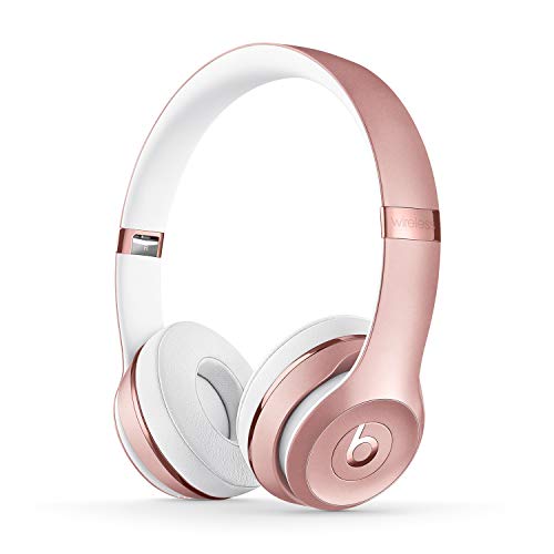 Beats Solo3 Wireless On-Ear Headphones - Apple W1 Headphone Chip, Class 1 Bluetooth, 40 Hours of Listening Time, Built-in Microphone - Rose Gold (Latest Model), List Price is $199.95, Now Only $99.00