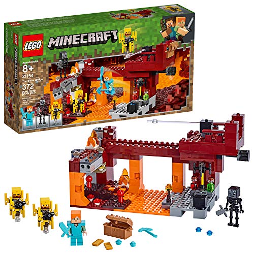LEGO Minecraft The Blaze Bridge 21154 Building Kit (370 Pieces), List Price is $29.99, Now Only $24.00