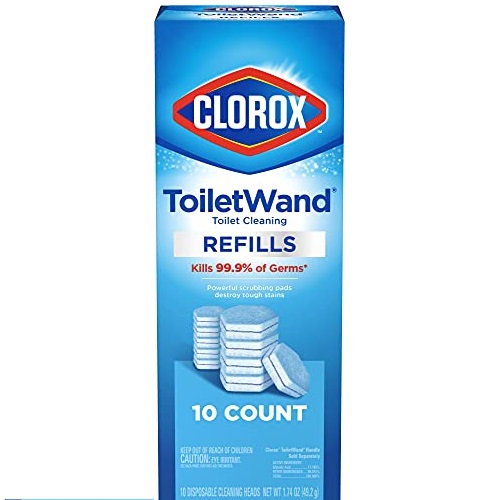 Clorox ToiletWand Disinfecting Refills, Disposable Wand Heads, 10 Count, Now Only $3.49