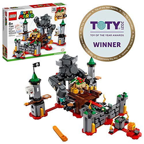 LEGO Super Mario Bowser’s Castle Boss Battle Expansion Set 71369 Building Kit; Collectible Toy for Kids to Customize Their Super Mario Starter Course (71360) Playset (1,010 Pieces), Only $79.98