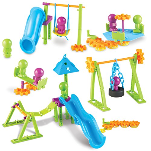 Learning Resources Playground Engineering & Design STEM Set, 104 Pieces, Ages 5+, List Price is $27.99, Now Only $12.87, You Save $15.12 (54%)