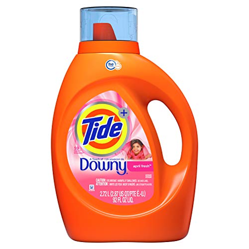 Tide with Downy Liquid Laundry Detergent Soap, High Efficiency (HE), April Fresh Scent, 59 Loads (92 Fl Oz), List Price is $19.29, Now Only $8.39