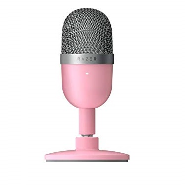 Razer Seiren Mini USB Streaming Microphone: Precise Supercardioid Pickup Pattern - Professional Recording Quality - Ultra-Compact Build - Heavy-Duty Tilting Stand - Shock Resistant Only $34.99