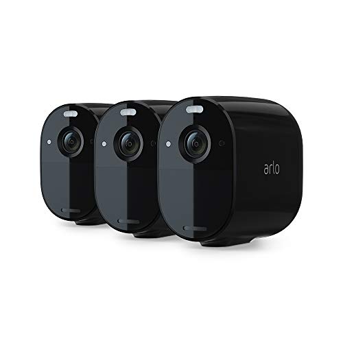 Arlo Essential Spotlight Camera - 3 Pack - Wireless Security, 1080p Video, Color Night Vision, 2 Way Audio, Wire-Free, Direct to WiFi No Hub Needed, Works with Alexa, Black - VMC2330B Only $242.99