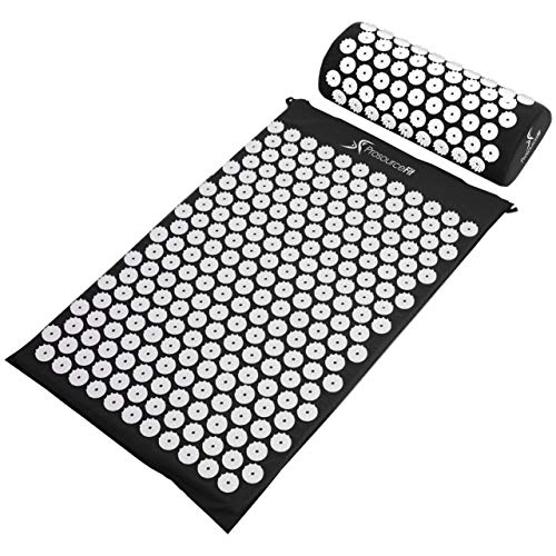 ProsourceFit Acupressure Mat and Pillow Set for Back/Neck Pain Relief and Muscle Relaxation, only $21.95