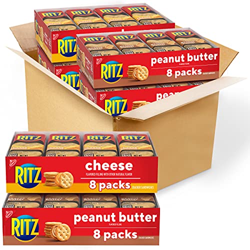 Ritz 經典香脆芝士夾心餅乾，32包，現使用coupon后僅售 $12.66，免運費！
