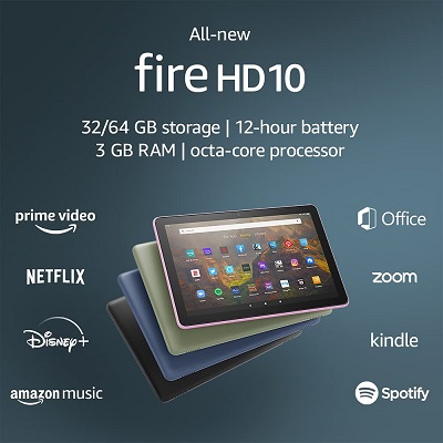 2021年款！史低价！ Fire HD 10