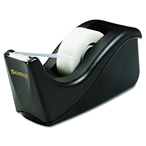 Scotch Desktop Tape Dispenser, Black Two-Tone, 1 Dispenser/Pack (C60-BK), List Price is $8.99, Now Only $3.02