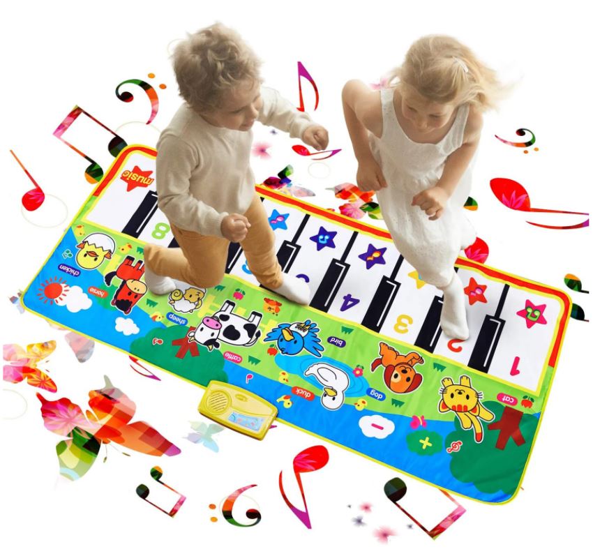 Reditmo Music Piano Mat for Kids, Educational Toys with Small Animal Calls, Collapsible, Suitable for Children/Baby/Toddlers/Little Boy Girl 50% OFF only $13