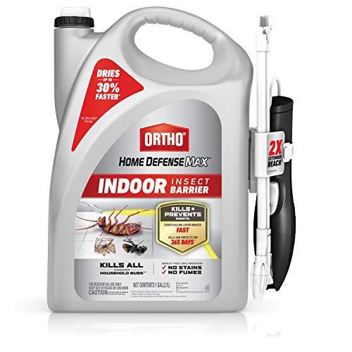 Ortho Home Defense Max Indoor Insect Barrier: Starts to Kill Ants, Roaches, Spiders, Fleas & Ticks Fast, 1 gal., List Price is $20.49, Now Only $6.58