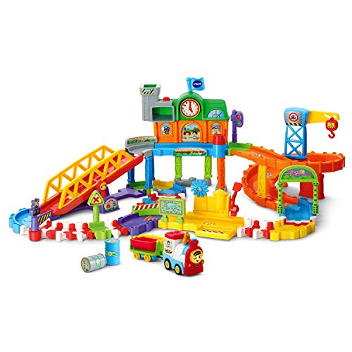史低价！ VTech Go! Go! 儿童火车轨道玩具套装，原价$44.99，现仅售$26.71，免运费！