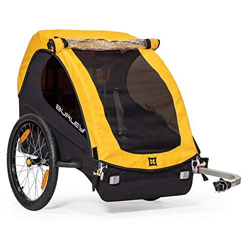 BURLEY Design Bee, 1 Seat, Lightweight, Kids Bike-Only Trailer, Yellow, List Price is $299.95, Now Only $241.14, You Save $58.81 (20%)