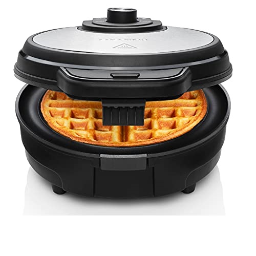 Chefman Anti-Overflow Belgian Waffle Maker w/Shade Selector, Stainless Steel, Temperature Control, Mess Free Moat, Round Nonstick Iron Plate, Cool Touch Handle,  Only $16.40