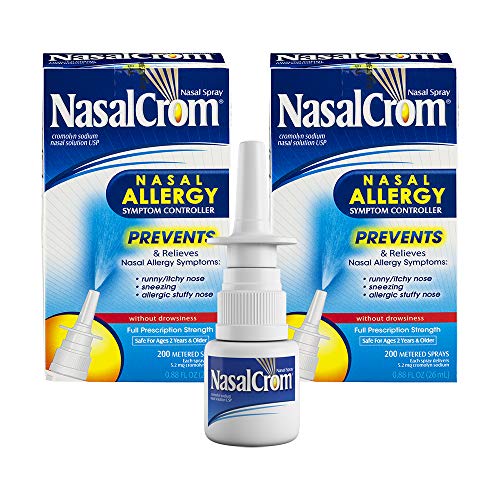 Nasal Crom Nasal Spray, Prevents and Relieves Nasal Allergy Symptoms, Non-Drowsy, 200 Sprays, 0.88 FL OZ,(1 Pack), Now Only $10.68