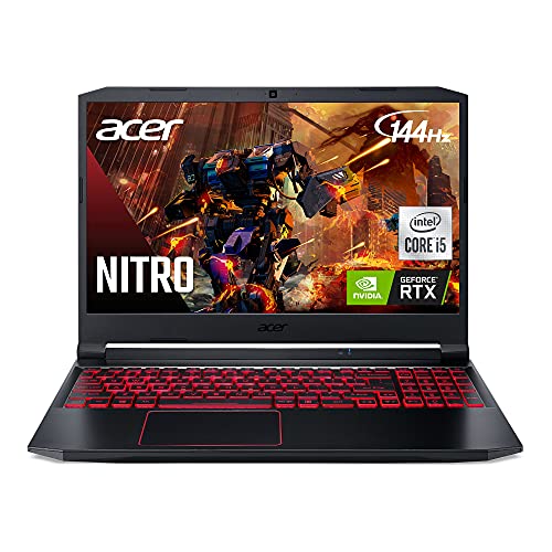 Acer Nitro 5 AN515-55-53E5 Gaming Laptop | Intel Core i5-10300H | NVIDIA GeForce RTX 3050 Laptop GPU | 15.6