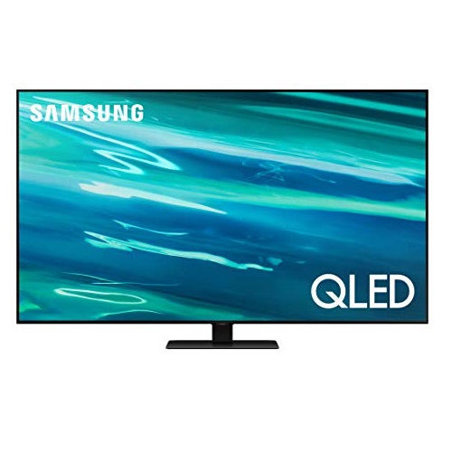 SAMSUNG 65-Inch Class QLED Q80A Series - 4K UHD Direct Full Array Quantum HDR 12x Smart TV with Alexa Built-in (QN65Q80AAFXZA, 2021 Model), List Price is $1699.99, Now Only $1,097.99