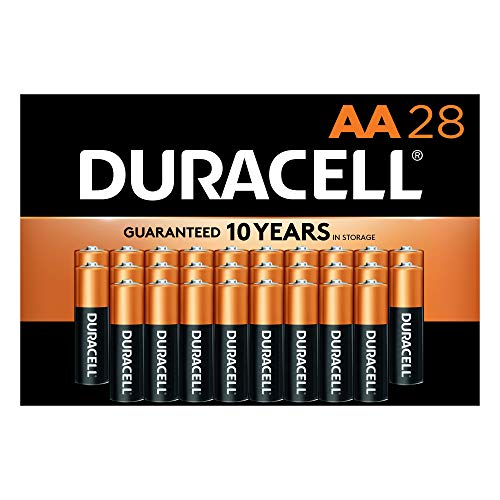 Duracell - CopperTop AA Alkaline Batteries - Long Lasting, All-Purpose Double A Battery for Household and Business - 28 Count, List Price is $25.99, Now Only $9.20
