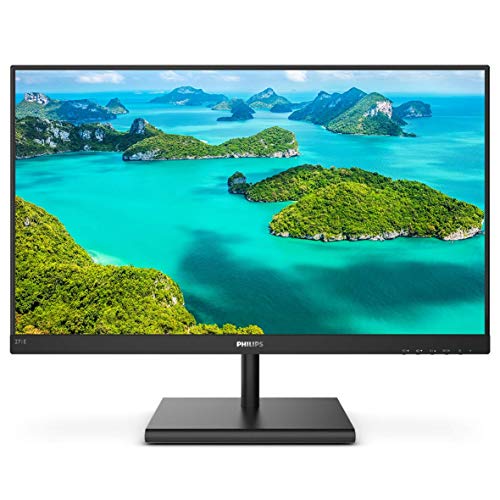 Philips 271E1S Computer Monitors Frameless Monitor, Full HD IPS, 124% sRGB, FreeSync 75Hz, VESA, Black, 27 inch Full HD, Now Only $129.99