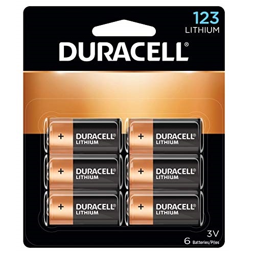 Duracell金霸王 CR123A 高容量 锂电池，6个，原价$24.99，现仅售$12.33