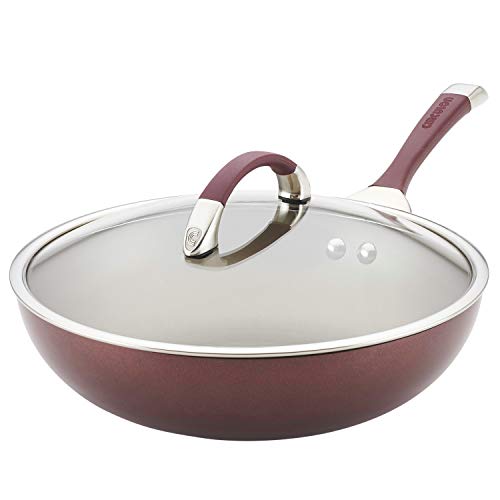 Circulon Symmetry Hard Anodized Nonstick Everything Pan / Essential Pan - 12 Inch, Red, List Price is $69.99, Now Only $27.96, You Save $42.03 (60%)