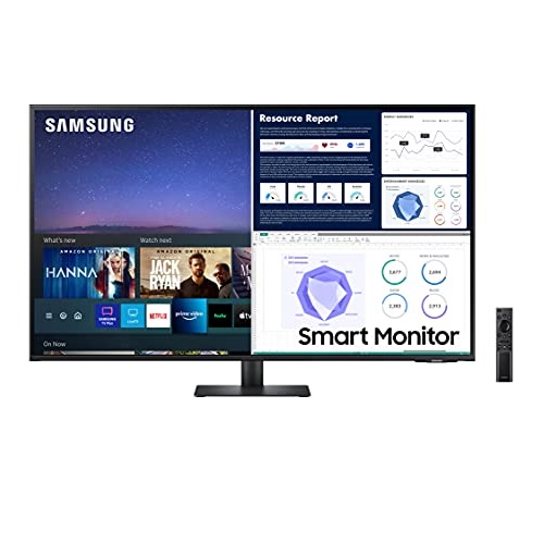 Samsung 43-Inch Class Monitor M7 Series - UHD Smart Monitor LS43AM702UNXZA, 2021 Model, List Price is $599.99, Now Only $379.99