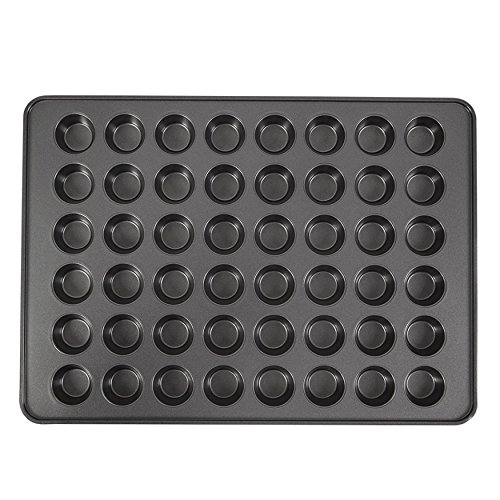 Wilton Perfect Results Non-Stick Mega Mini Cupcake, 48-cup Muffin Pan, black, List Price is $21.89, Now Only $7.08