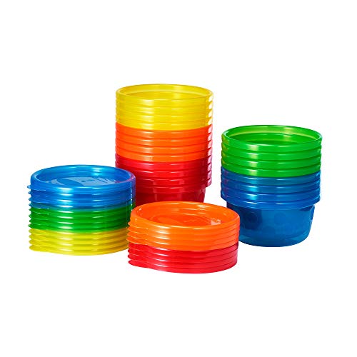 The First Years Y6695CA1 Take & Toss Storage Bowls Value Set - 20 Pack, Rainbow,  Only $4.21