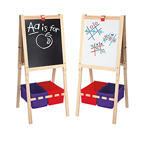 Cra-Z-Art 3-in-1 Smartest Artist Standing Easel- Chalk Board, Dry Erase Board and Storage, List Price is $44.99, Now Only $26.32