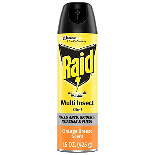 Raid Multi Insect Killer, Kills Ants, Spiders, Roaches and Flies, For Indoor and Outdoor use, Orange Breeze, 15 Oz, Now Only $5.08
