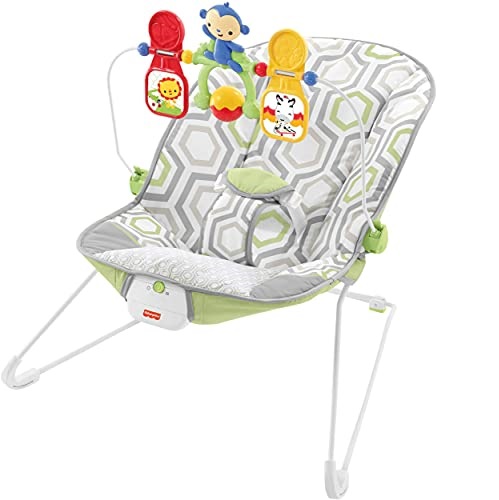 Fisher-Price Baby Bouncer - Geo Meadow, Infant Soothing and Play Seat, Multi, Now Only $29.99