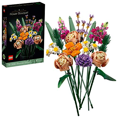LEGO Flower Bouquet 10280 Building Kit; A Unique Flower Bouquet and Creative Project for Adults, New 2021 (756 Pieces), List Price is $59.99, Now Only $47.99