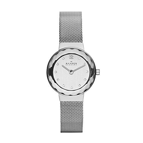 Skagen Women's Leonora Quartz Analog Stainless Steel and Watch, Color: Silver (Model: 456SSS), List Price is $125.00, Now Only $35.00, You Save $90.00 (72%)