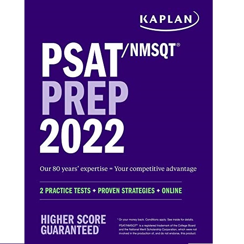 PSAT/NMSQT Prep 2022: 2 Practice Tests + Proven Strategies + Online (Kaplan Test Prep), List Price is $22.99, Now Only $17.19, You Save $5.80 (25%)