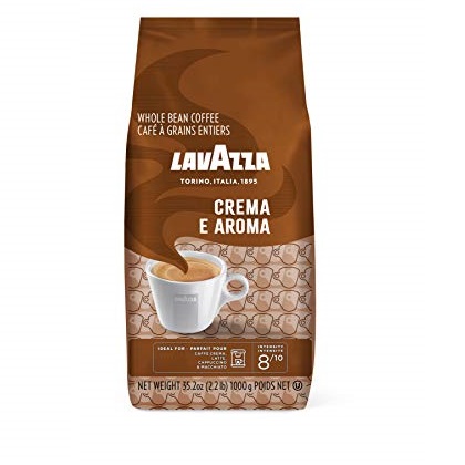 Lavazza Crema E Aroma Whole Bean Coffee Blend, Medium Roast, 2.2-Pound Bag, List Price is $17.92, Now Only $8.54