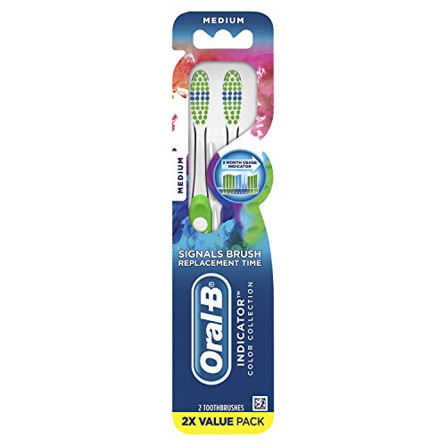 Oral-B Indicator Contour Clean Manual Medium Toothbrush, 2 Count, List Price is $4.49, Now Only $2.97, You Save $1.52 (34%)