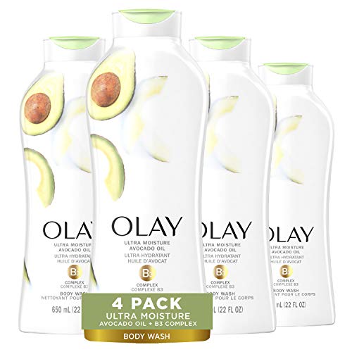 Olay Ultra Moisture Body Wash with B3 and Avocado Oil, 22 Fl Oz  (Pack of 4), List Price is $27.96, Now Only $16.72, You Save $11.24 (40%)