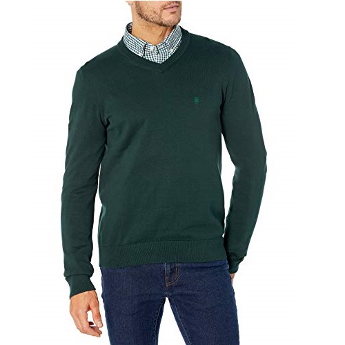 IZOD Men's Premium Essentials Solid V-Neck 12 Gauge Sweater  , List Price is $24.99, Now Only $10.58, You Save $14.41 (58%)